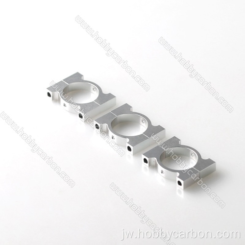 Hobbycarbon 15mm 30mm Aluminium pipe clamp kanggo FPV